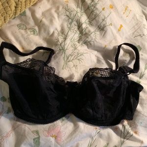 Cleo by Panache Marcie Black Lace Bra in 32FF